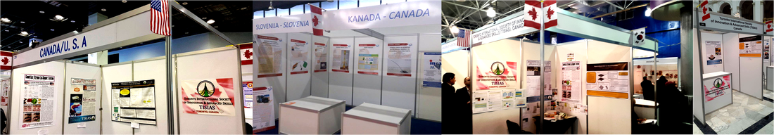 A panorama of TISIAS participation at international exhibition booths
