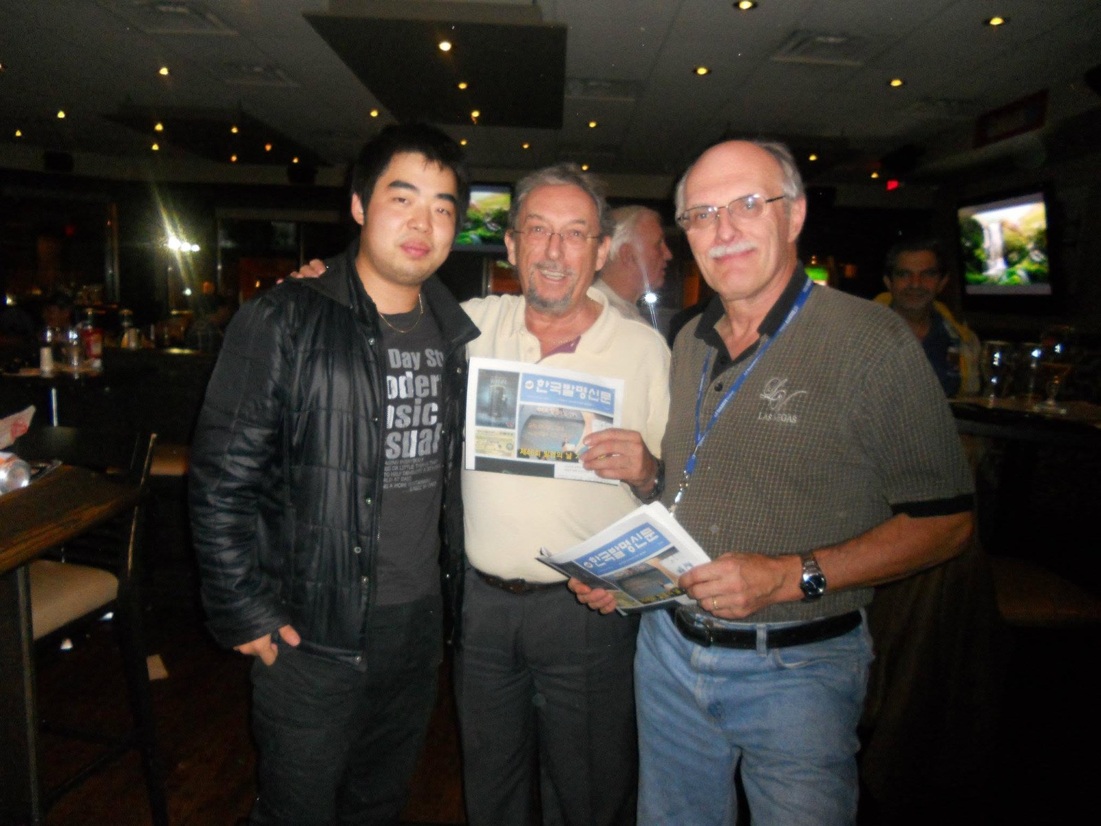 Moonsuk Chang with Otto Schmidt and Bob Huybrechts