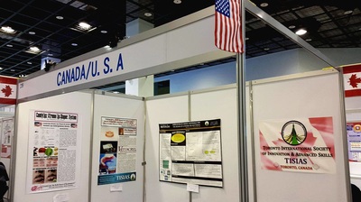 TISIAS exhibition stand during the 2015 Kaohsiung International Invention & Design Expo (2015 KIDE)