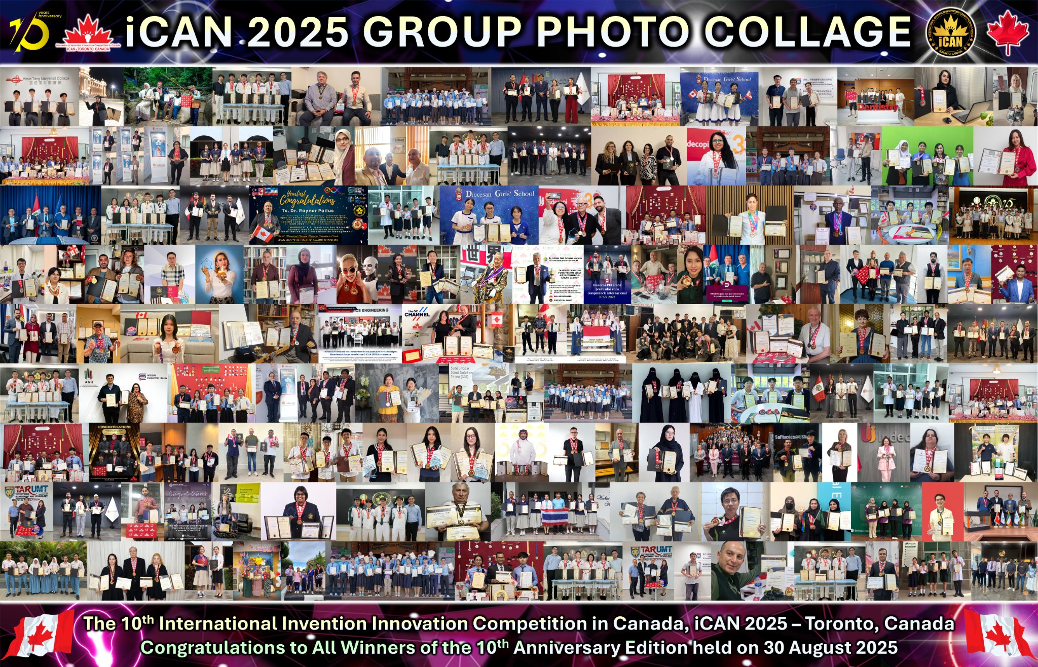 iCAN 2025 Group Photo Collage