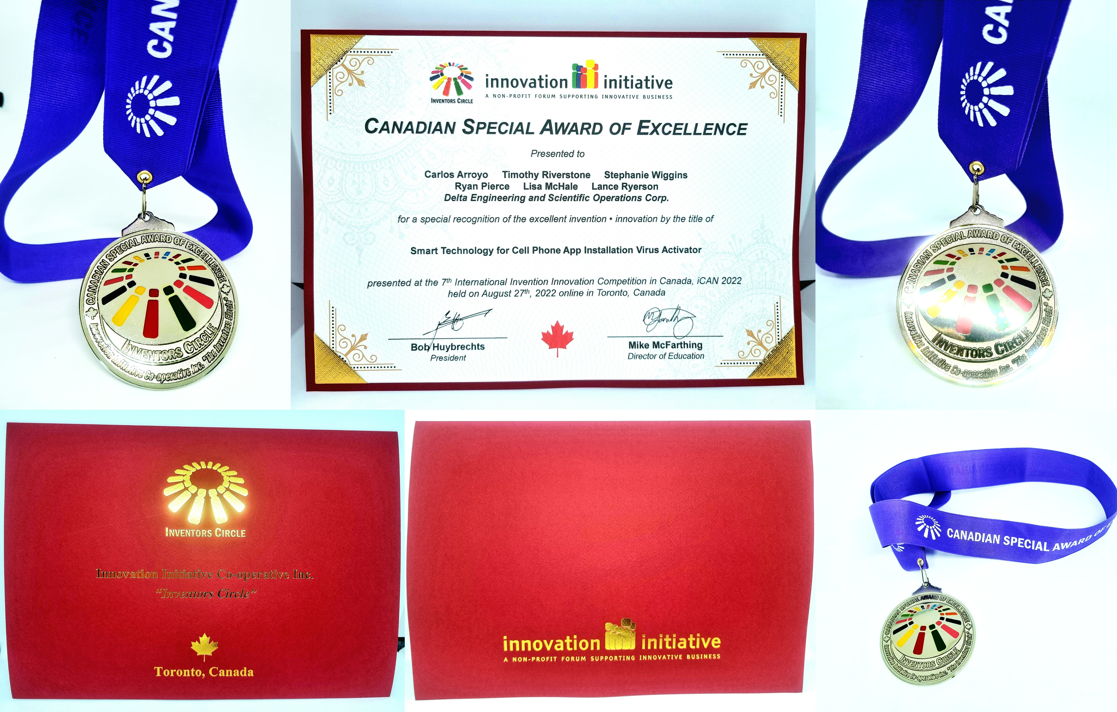 iCAN 2022 will feature a brand-new Special Award by the Innovation Initative Co-operative Inc. "The Inventors Circle"