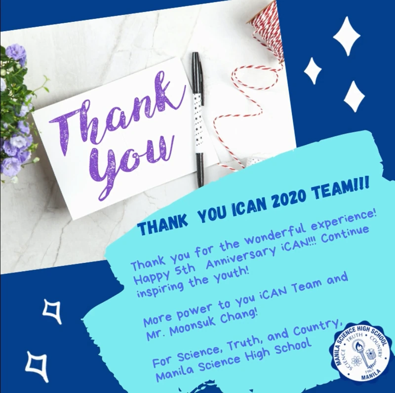 thank you ican2020 team and mr moosuk chang